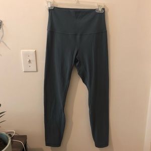 Turquoise lululemon align pant